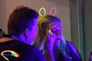 Neon Schminkfeest, Blacklight party