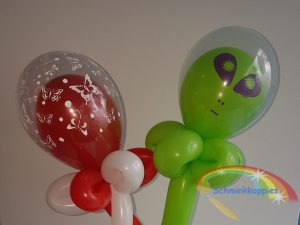 Ballonvouwen bij Schminkkoppies Ballonfiguren Amsterdam